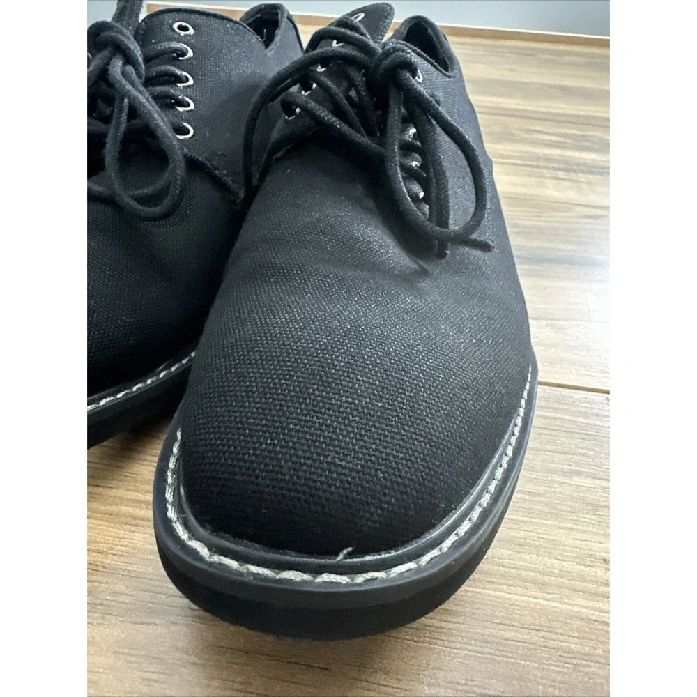 Men's Guess‎ Denim Black Oxford Dress Shoes Size 10.5 Lace Up